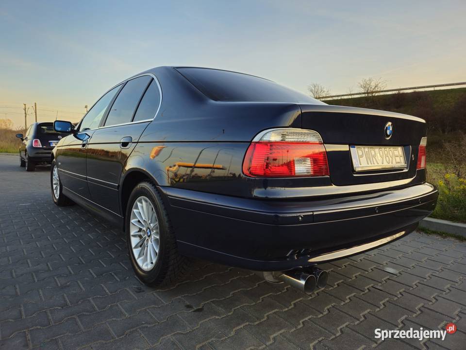 BMW E39 528i 1999 28 benzyna sedan granatowa komputer pokładowy Seria 5 Września