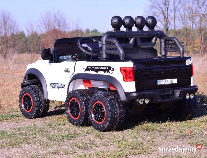 MEGA JEEP WORKS SIX 4X4 2 X 12V MĘKKIE KOŁA kujawsko-pomorskie Toruń