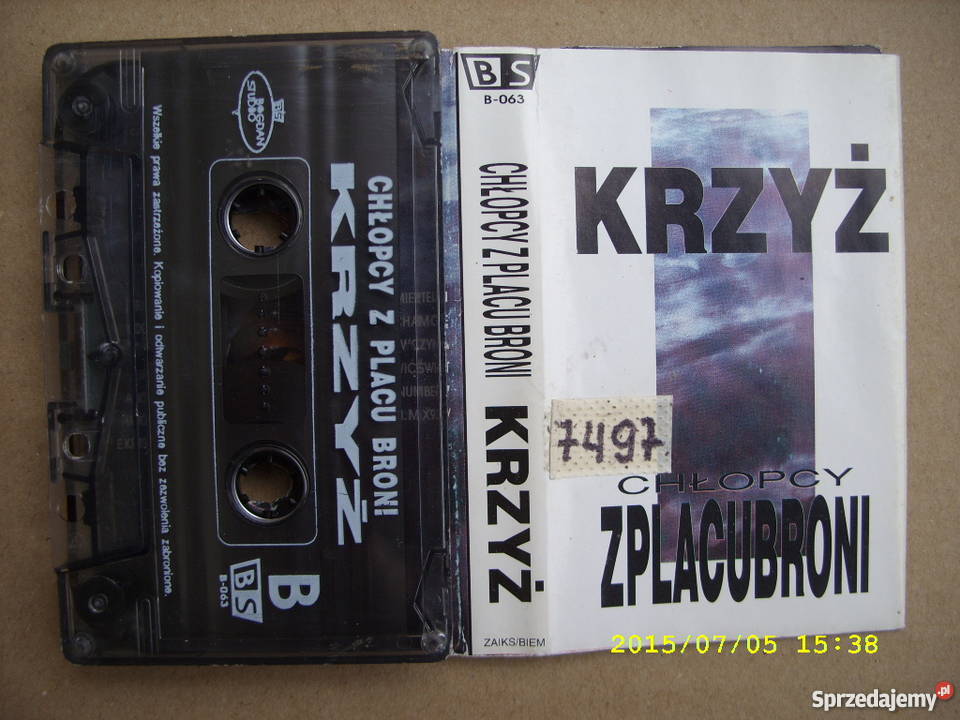 CHlopcy z PLACU BRONIKrzyz rock kaseta Wołów sprzedam