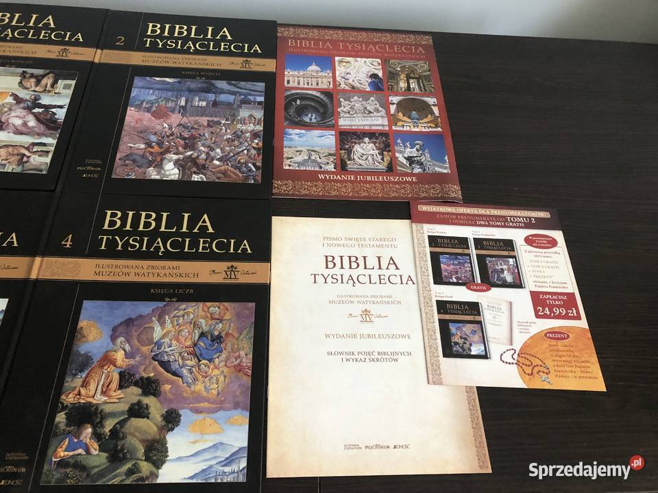 4 części biblia tysiąclecia Krosno sprzedam