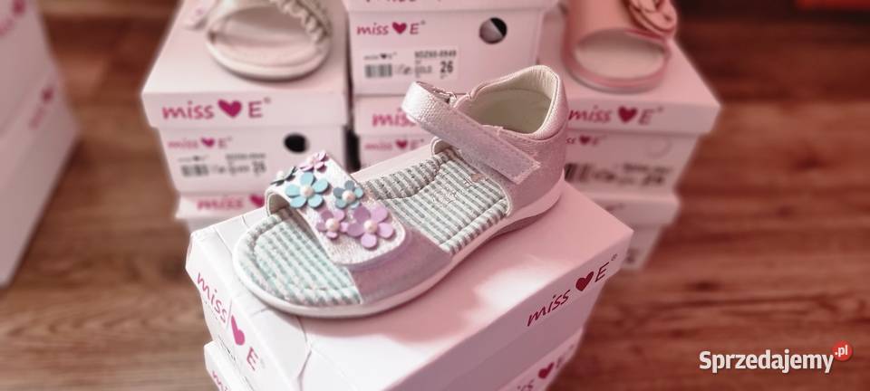 Sandałki buciki letnie dziewczęce dziewczynka Rybnik