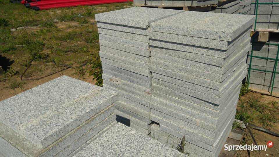 Płyty granitowa płomieniowa 50x50 Materiały budowlane warmińsko-mazurskie Gołdap