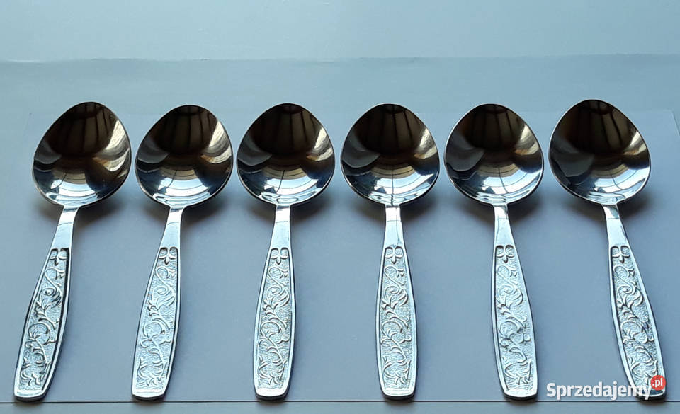 Łyżki obiadowe PNĄCZA Gerlach sztućce PRL Dąbrowa Górnicza