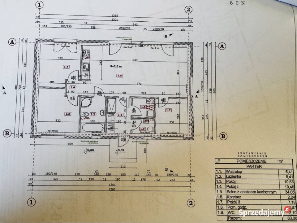 Dom jednorodzinny stan deweloperski Kostrzyn 800m2