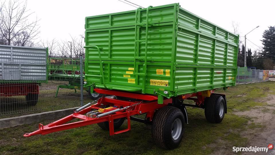 Przyczepa rolnicza dwuosiowa wywrotka 8 ton Przyczepy rolnicze Warka