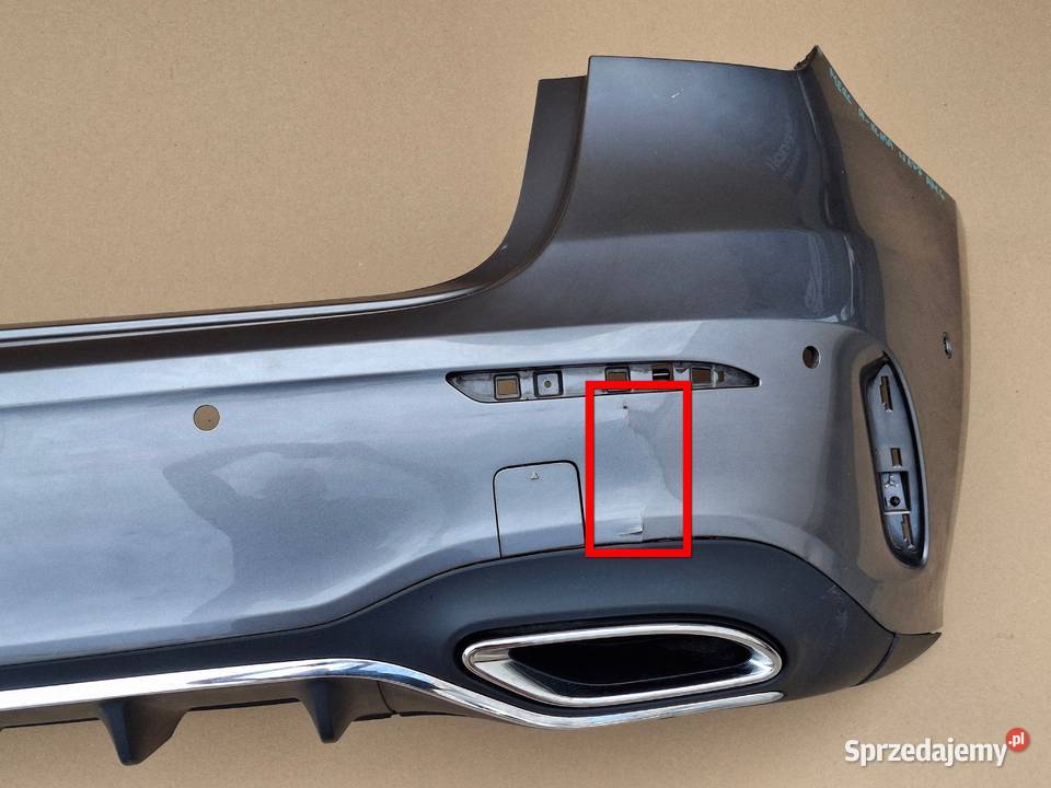 MERCEDES AKLASA W177 AMG ZDERZAK TYŁ TYLNY Zderzaki lubuskie