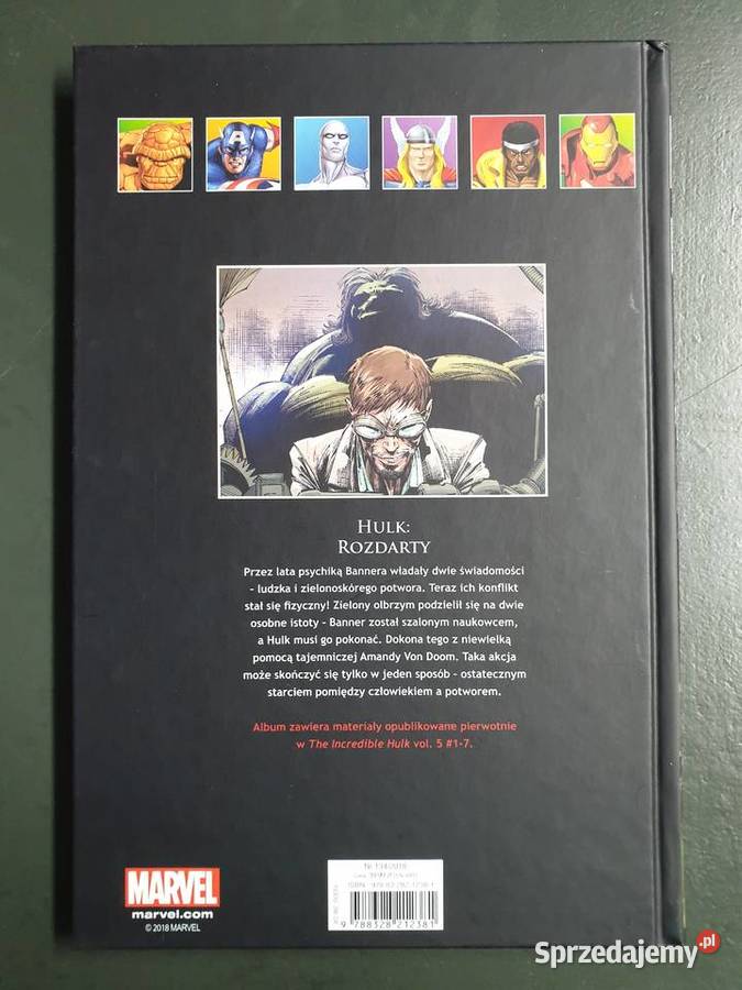 Hulk Rozdarty WKKM tom 134 twarda okładka  pomorskie Gdynia