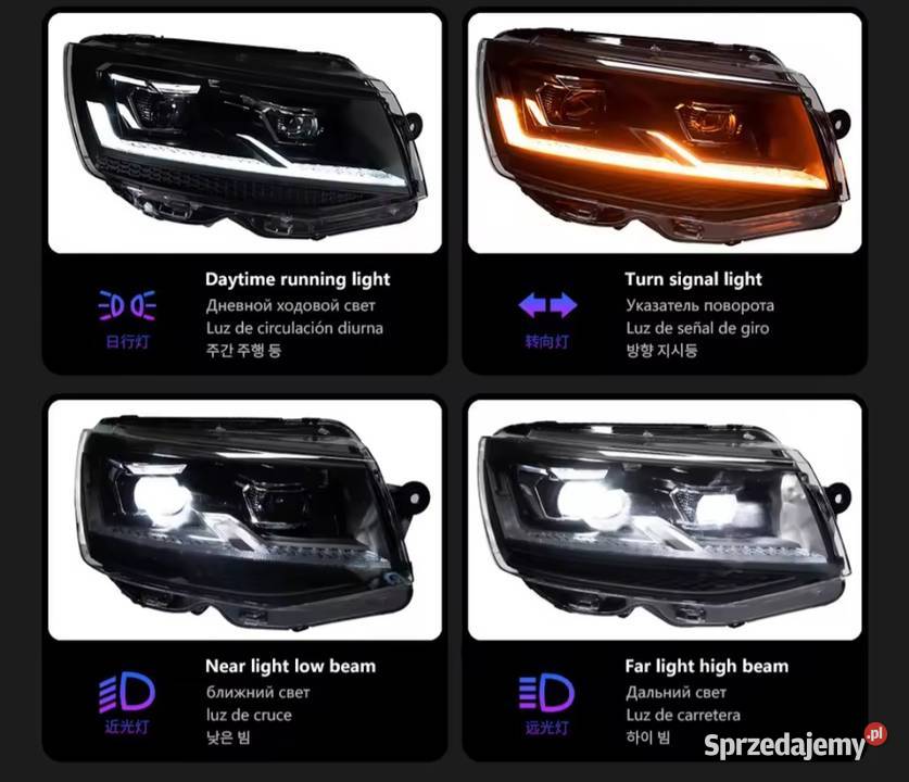 NOWE lampy przednie lampa przód VW T6 Bełchatów