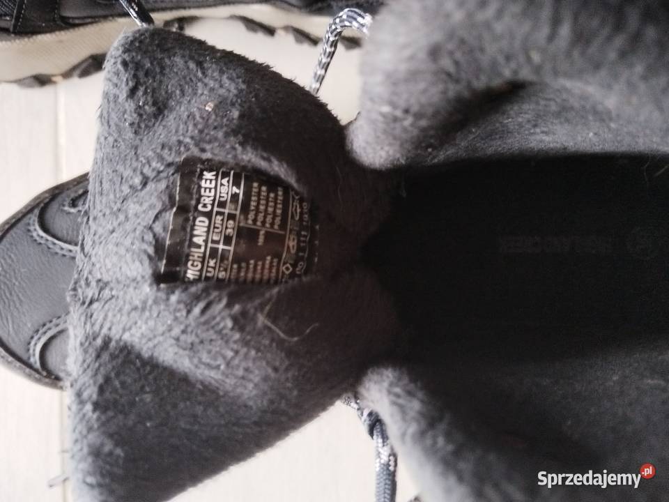 Buty firmy Highland Creek tkanina Szczecin