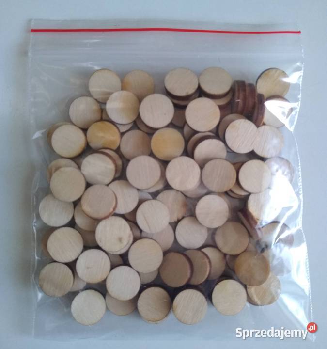 Koła Kółka Drewniane Scrapki Decupage 100 sztuk pomorskie Gdańsk