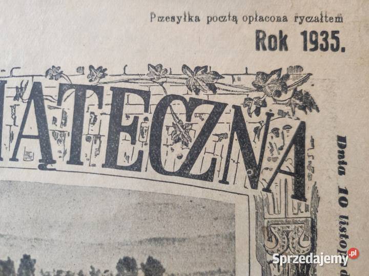 1935 gazeta świąteczna antyk unikat okaz świętokrzyskie Kielce