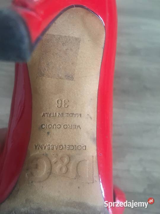 szpilki dolce gabbana oryginal skóra Skarżysko-Kamienna sprzedam