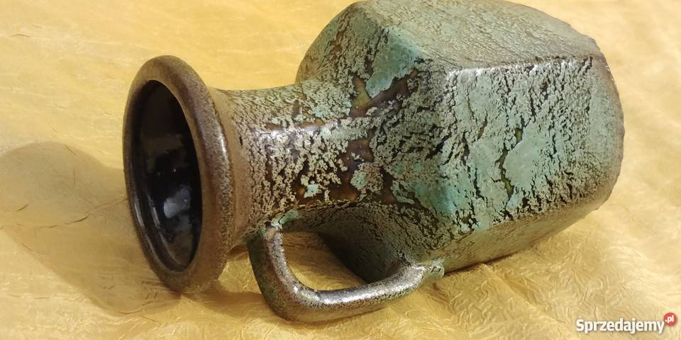 Śliczny stary ceramiczny wazonik niemiecki Inowrocław