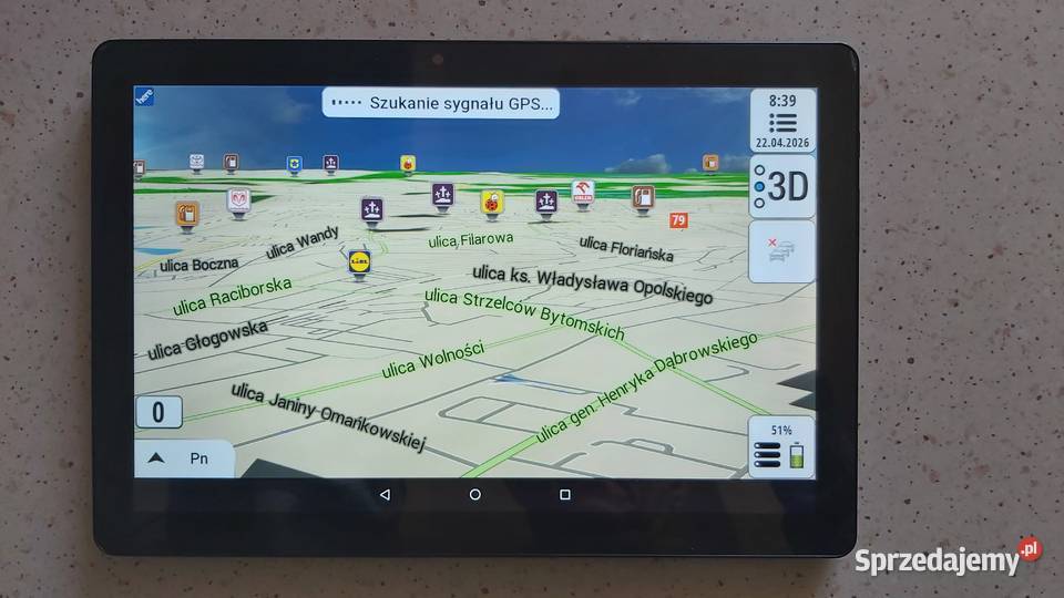 Navigacja Tablet 101 IGo Truck śląskie Chorzów