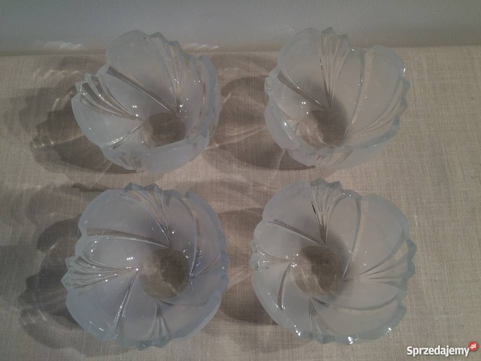 4 SALATERKI OWOCARKI CZARKI ŚWIECZNIKI Warszawa