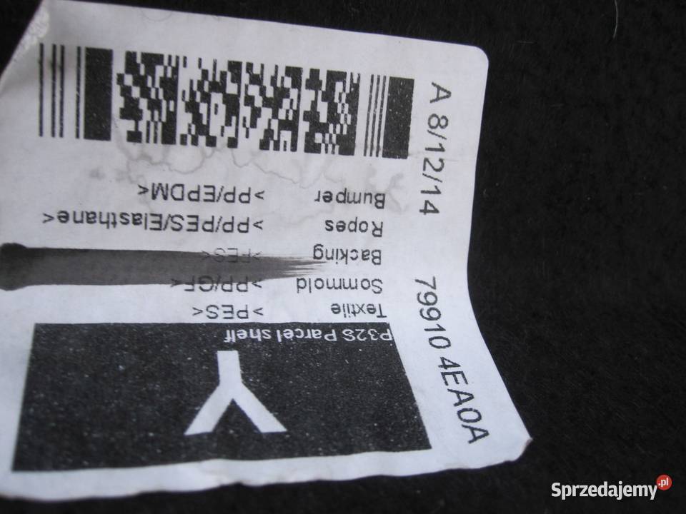 QASHQAI II J11 14r półka bagażnika 793104EA0A Kielce