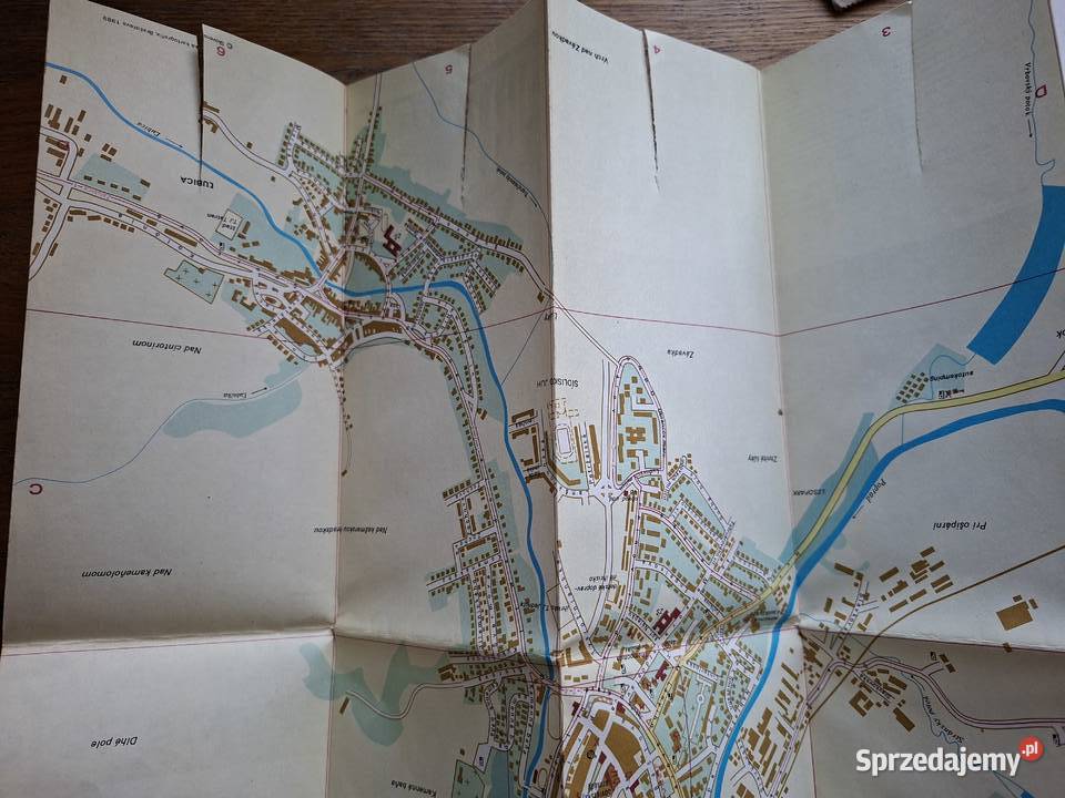 Keżmarok town plan plan miasta Słowacja plan miasta Kraków
