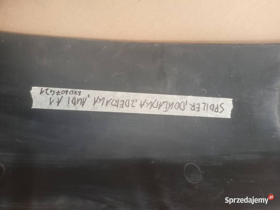 Audi a1 8x0 dokładka Zderzaka tył spojlery Czechy