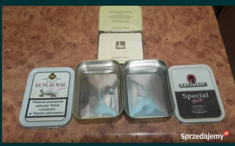 Pudełka papierosach do kolekcji metalowe Wrocław sprzedam