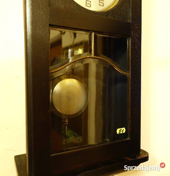 Urgos Ładny stylowy zegar wiszący Heban 81 Płock sprzedam