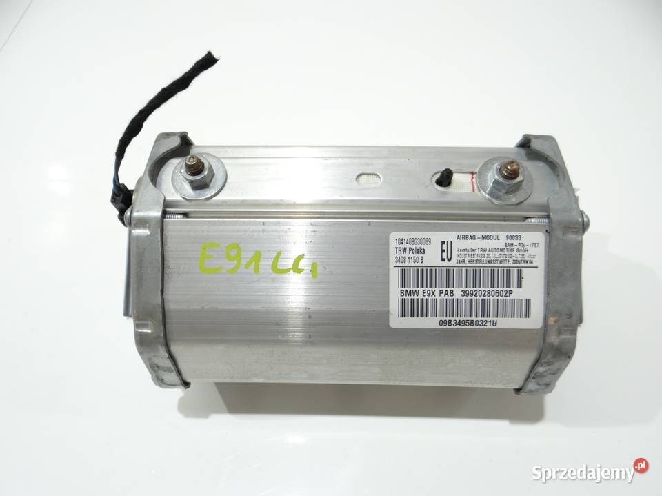 PODUSZKA PASAŻERA AIRBAG BMW E90 LCI 9202806