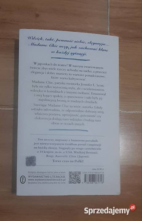 Książka Szkoła wdzięku Madame Chic Zielona Góra