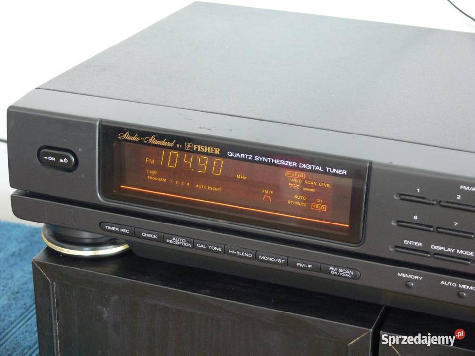 Tuner radiowy cyfrowy Fisher FM9060R WYSYŁKA Amplitunery