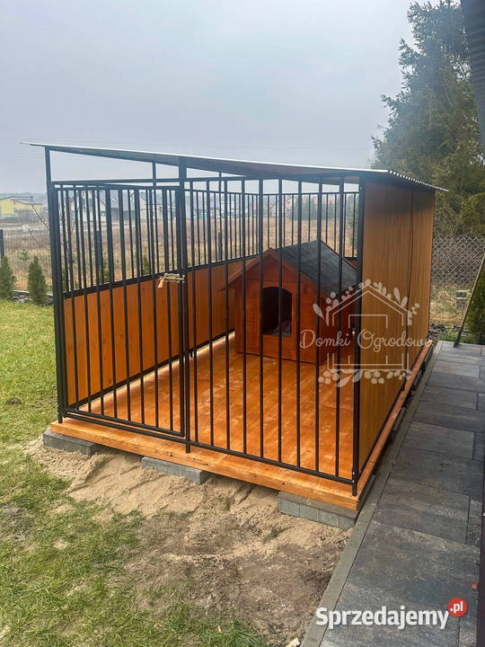 Kojec psów 2x3m Drewniana podłoga ściana z Kłodzko