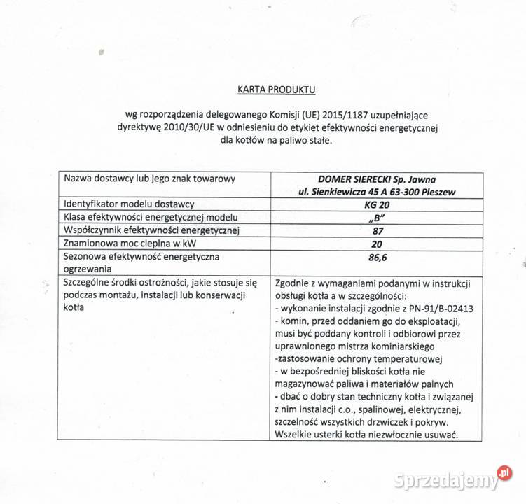 Kocioł Silver z podajnikiem 20kw 160m2 5 klasa Łowicz sprzedam