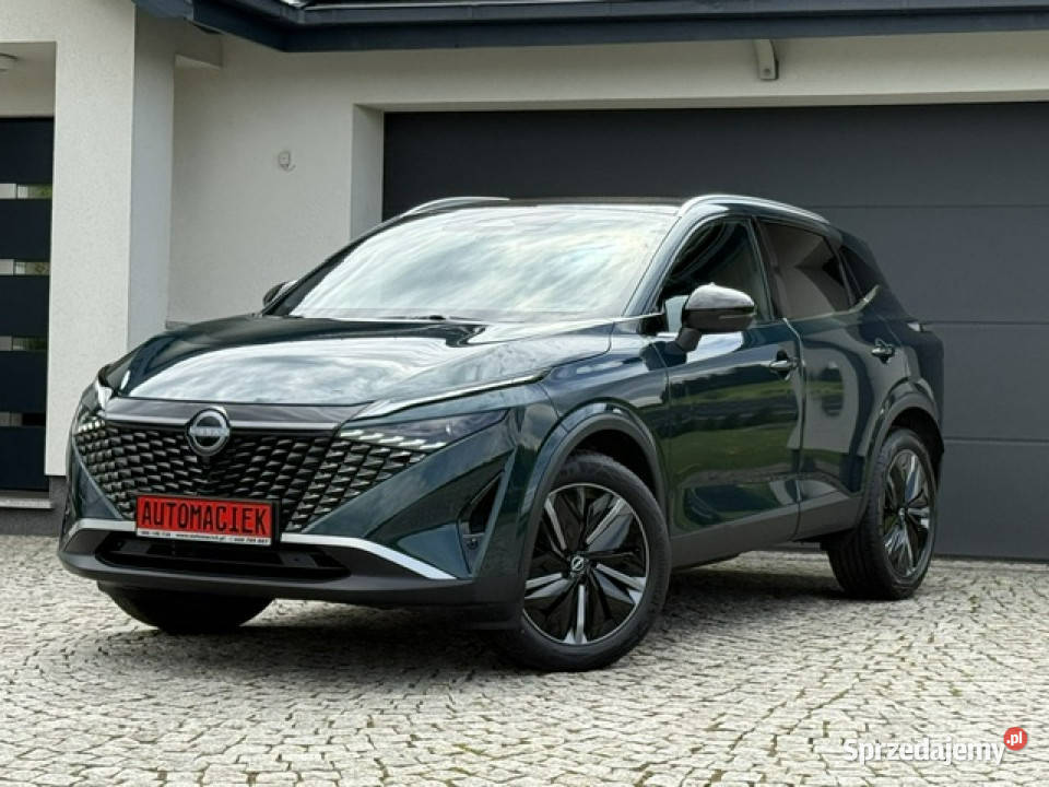 Nissan Qashqai TEKNA SZYBER DACH AMBIENTE NOWE garażowany Qashqai Kamienna Góra