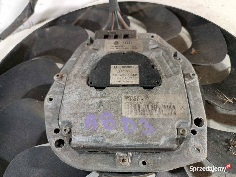 WENTYLATOR CHŁODNICY AUDI A8 D3 4E0959466H osobowe sprzedam