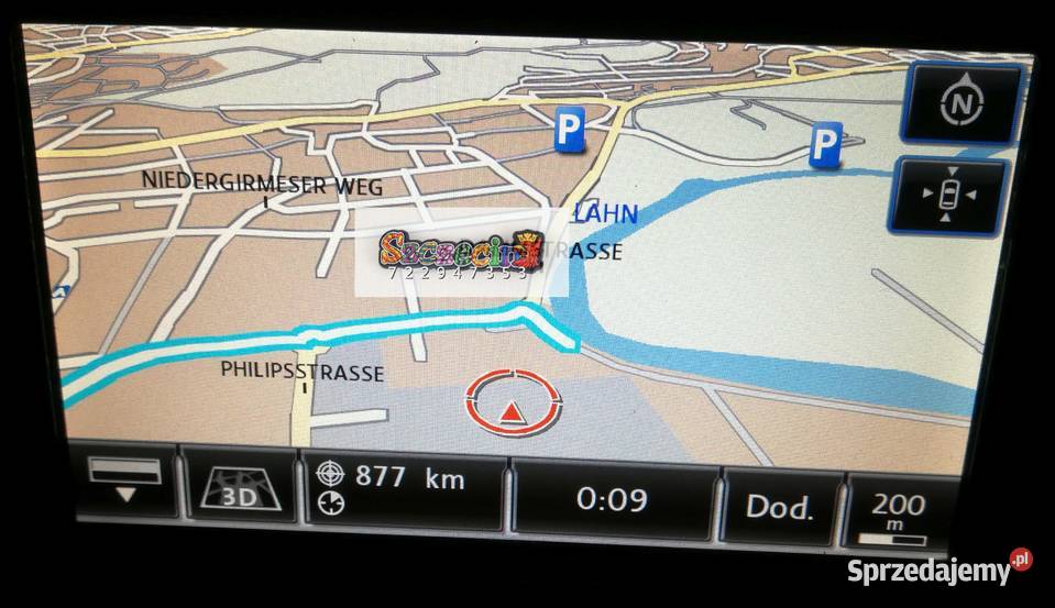 VW Skoda nawigacja RNS510 naprawa mapy menu