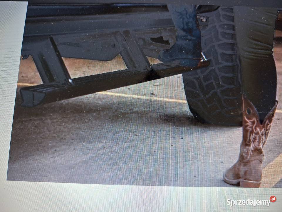 Stopień prog lewy aluminiowe do pickup chevrolet Sierakowice