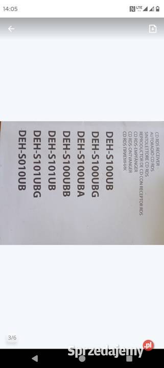 radio samochodowe Pioneer DEHS100UBG Szczecin