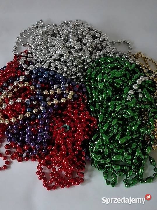 łańcuchy korale ozdoby choinka Dom i Ogród Bukowno
