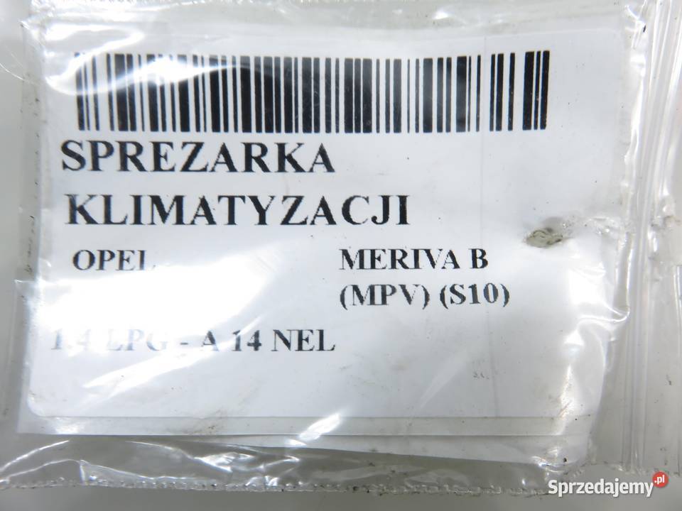 KOMPRESOR KLIMATYZACJI OPEL MERIVA B 14 LPG