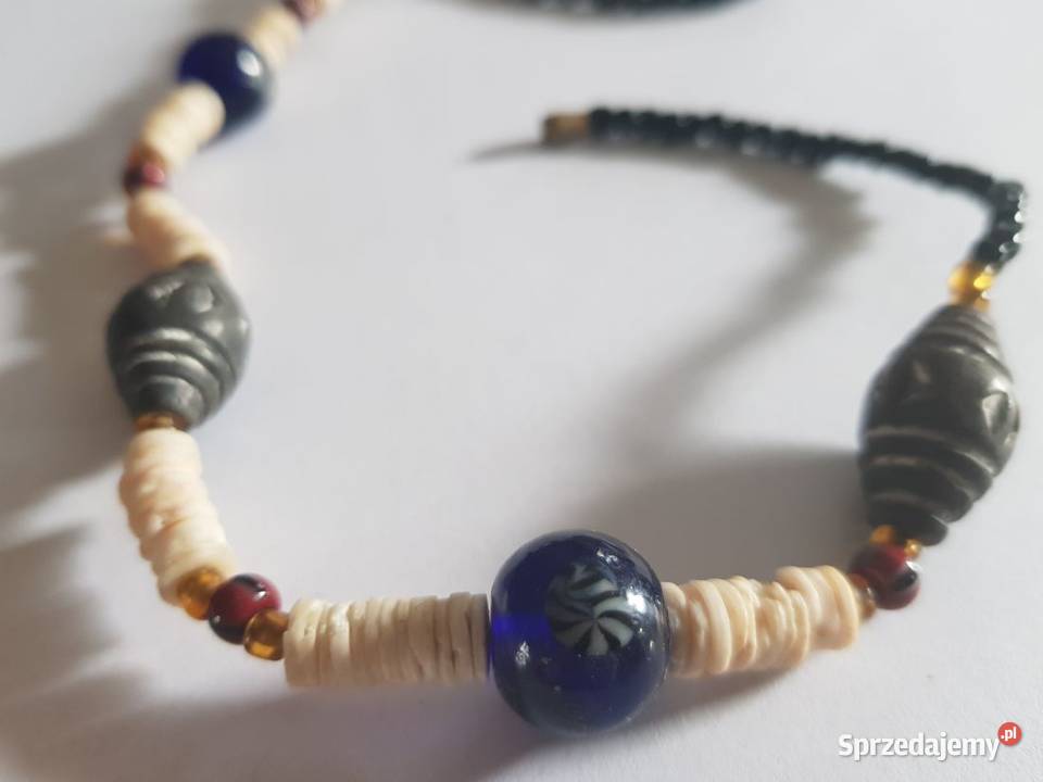 łańcuszek korale wisiorek koraliki muszla Kielce sprzedam