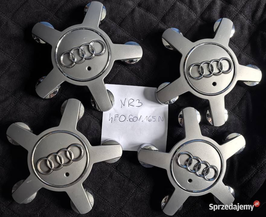 Kapsle zaślepki 4F0601165N Audi A3 A4 A5 A6