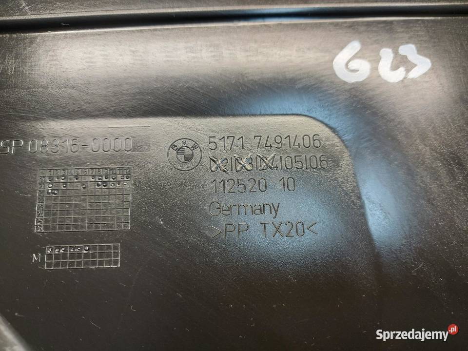 BMW G23 G22 M440i Cabrio Osłona podszybia osobowe