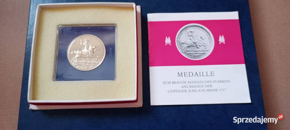 Stare monety Medal August II Mocny 269 podkarpackie Lesko