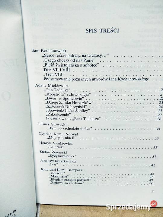 Opracowanie lektur szkolnych 8 polski Warszawa