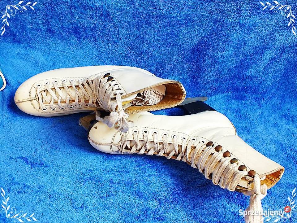 Stare Łyżwy figurowe KOVOPOL Tango Torba POLAR Żary