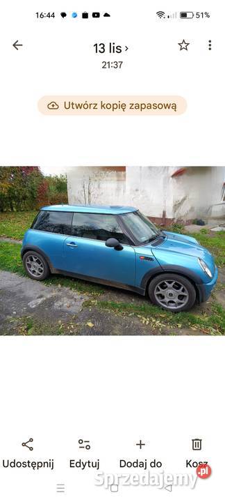 Mini one r50 sprzedam