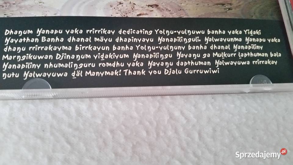 Resonance Organic Dance Didjeridu 1999 CD etno/folk Puławy