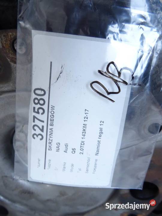 SKRZYNIA BIEGÓW AUDI Q5 8R NAG 20 143 0817 Skrzyni biegów