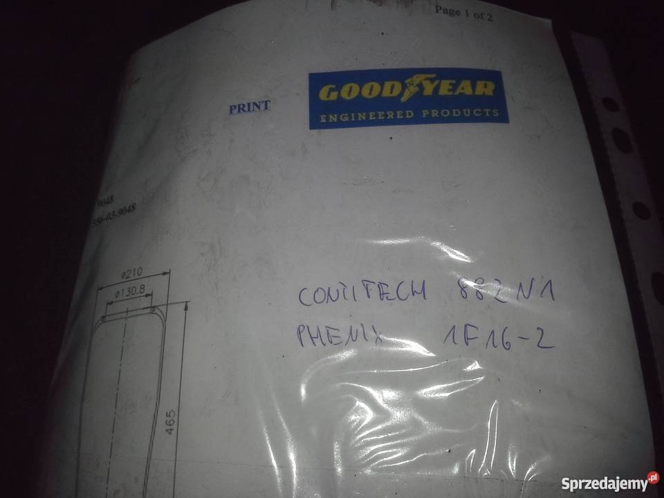 goodyear 9048 poduszka zawieszenia Man Mercedes