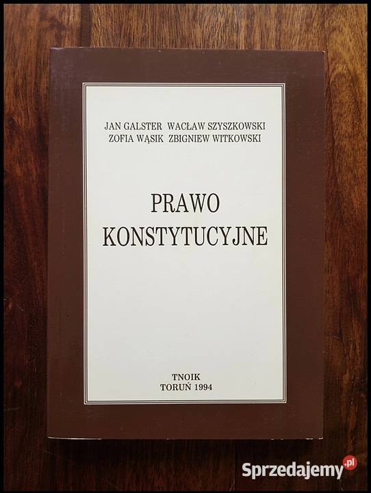 Prawo Konstytucyjne podręcznik książka Okazja Warszawa