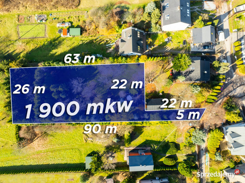Budowlana działka w centrum Rudawy Zabierzów Rudawa