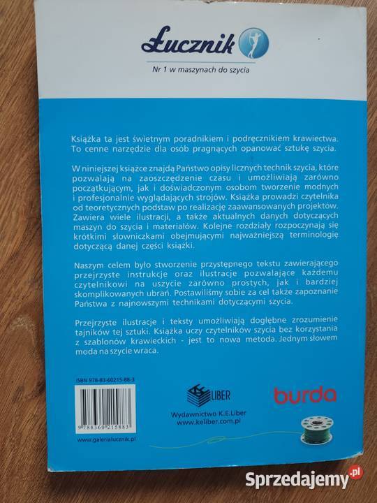 Proste i modne szycie opis i liczne ilustracje Moda i Styl podlaskie Filipów sprzedam