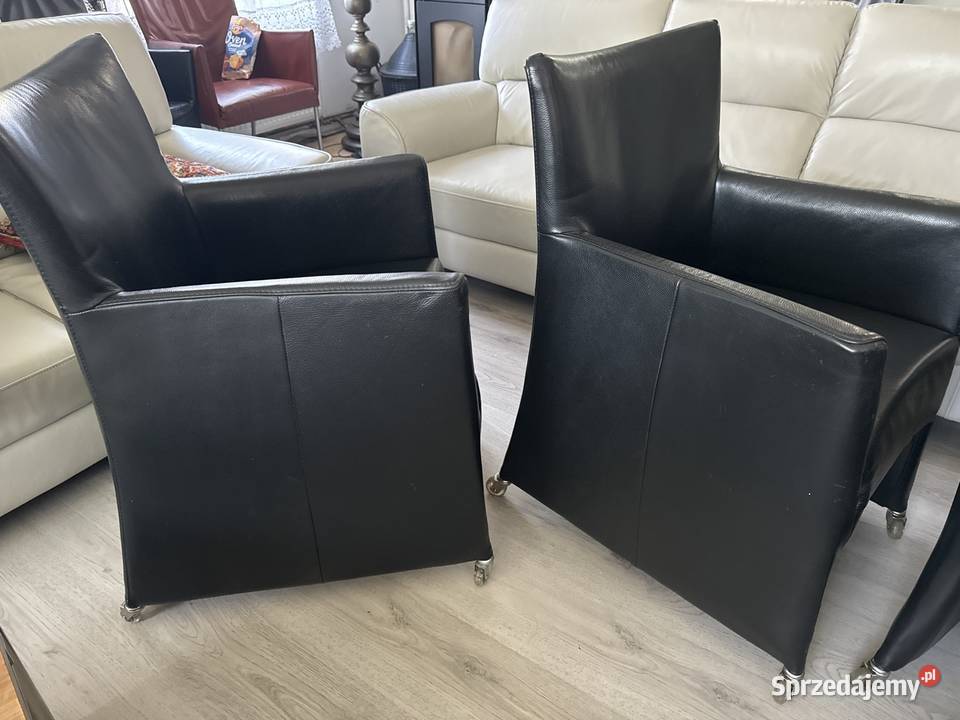 Fotel skórzany 4 Bert Plantagie sygnowany Długopole Dolne sprzedam